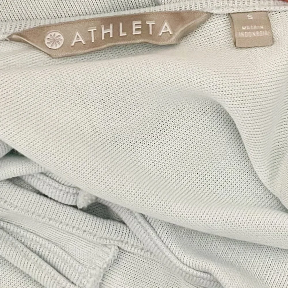Athleta Small Light Green Serenity Strappy Back Knit Tank - Picture 4 of 6